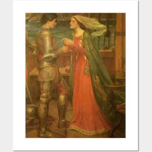 Tristan and Isolde by John William Waterhouse Posters and Art